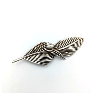 Jondell Sterling Silver 925 Modernist Father Shaped Brooch Pin Made In Mexico